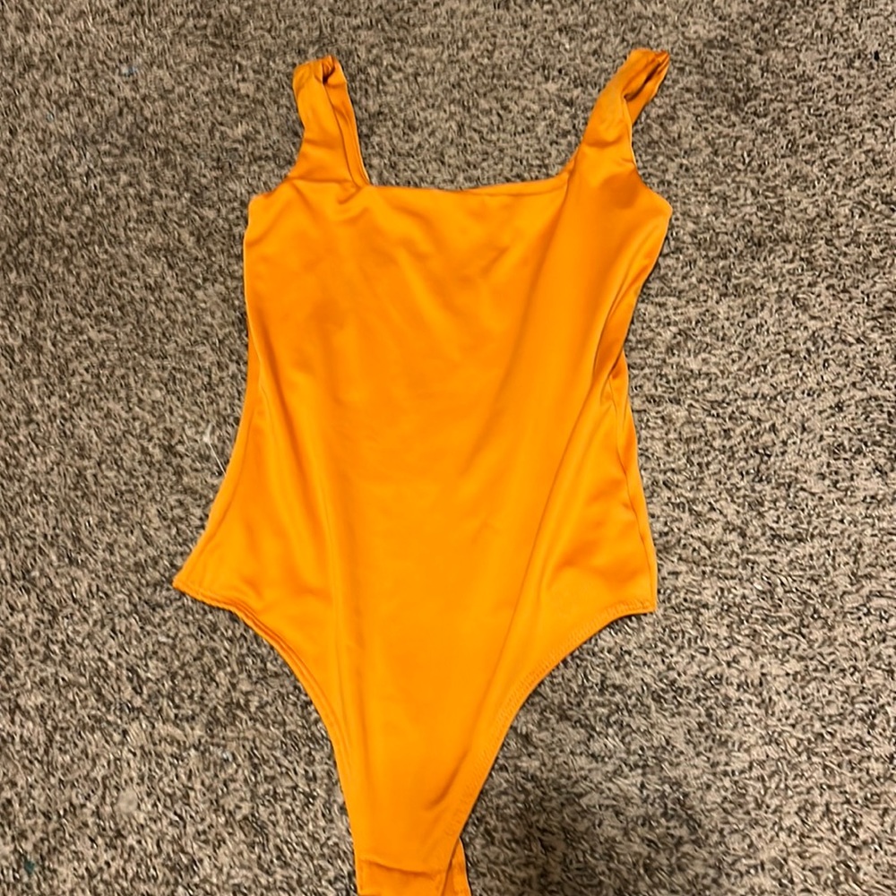 Bright Orange Bodysuit